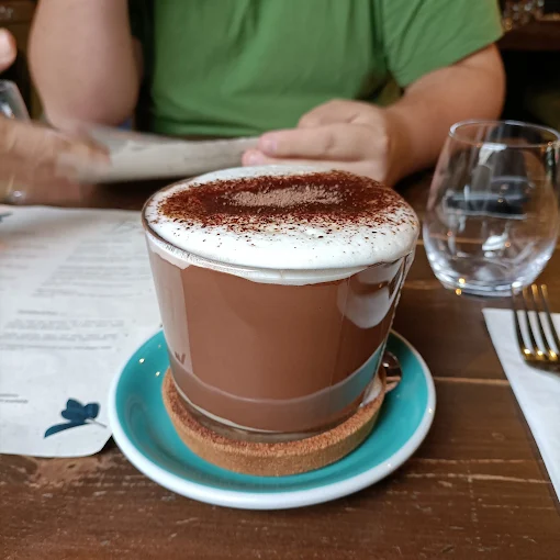 Hot chocolate served at SIX